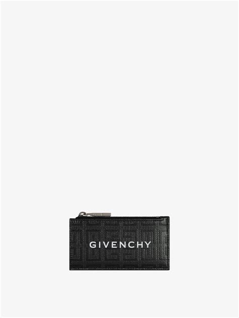 givenchy zipped card case in two-toned leather|Women's Designer Card holders .